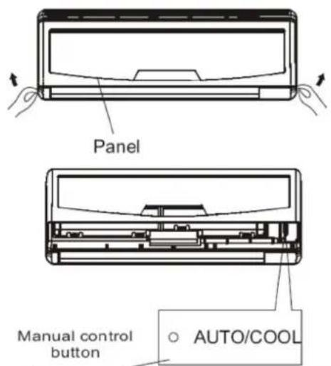 Panel Manual control button AUTO/COOL