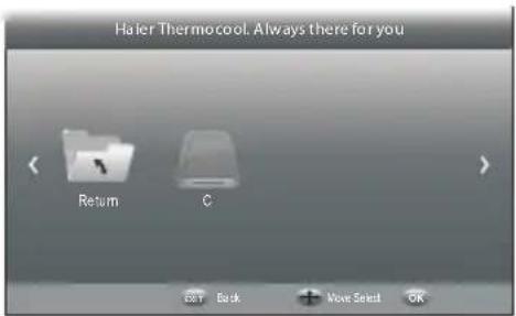 Haler Thermocool. Always there for you < Return C > Back Move Select OK