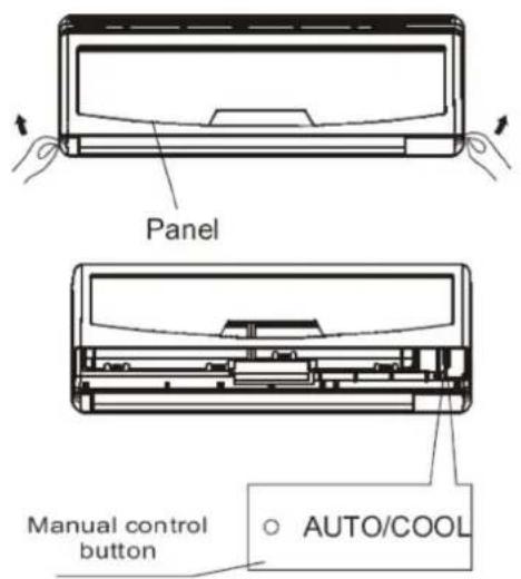 Panel Manual control button AUTO/COOL