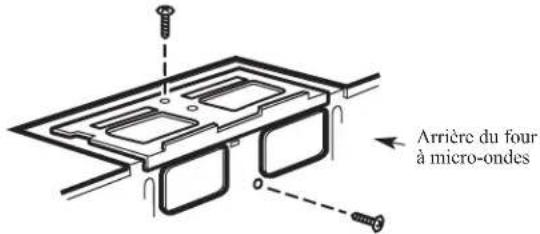 Arrière du four à micro-ondes