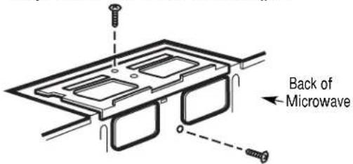 Back of Microwave