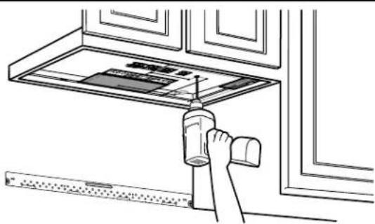 FRIGIDAIRE FFMV1645TH - B4. USE TOP CABINET TEMPLATE FOR PREPARATION OF TOP CABINET - 1