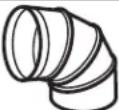 FRIGIDAIRE FFMV1645TH - Maximum duct length: - 3