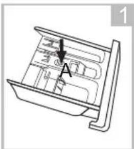 Line drawing of a mechanical device with internal compartments and a central component (no text or symbols)