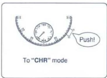 Push! To "CHR" mode