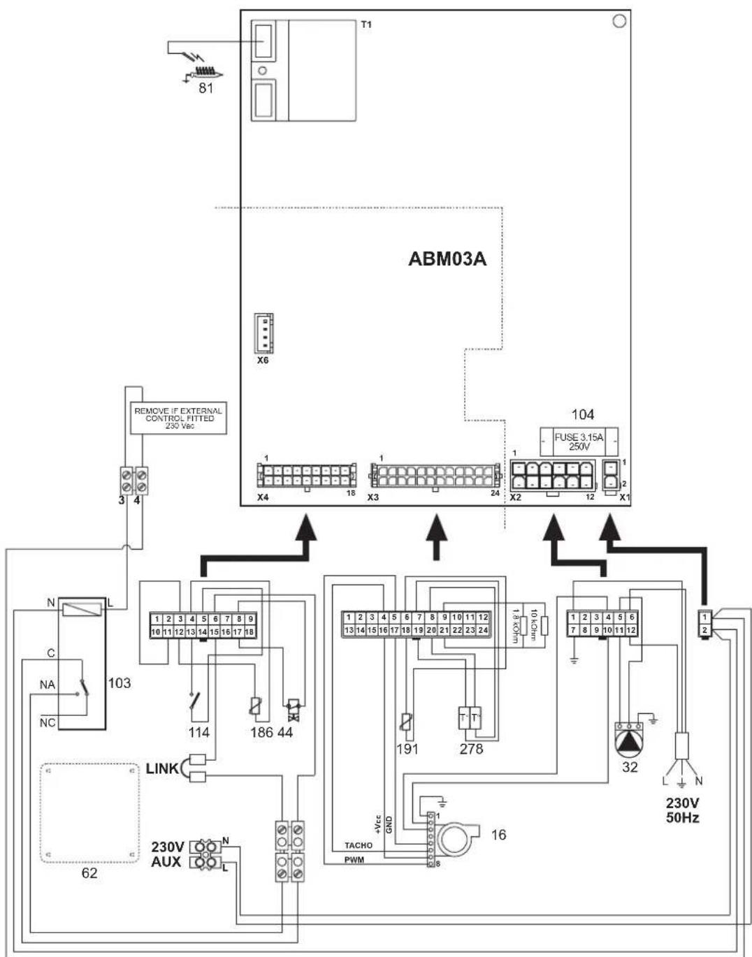 FERROLI T-One 18S HE - Diagrams - 3
