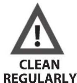 CLEAN REGULARLY