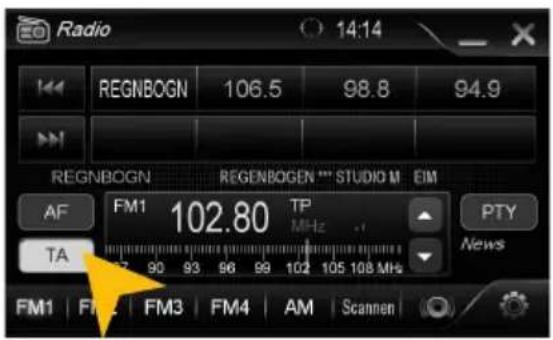 ESX Vision VNS711 FI-DUCATO (Fiat) - AF (Alternative Frequency) - 1