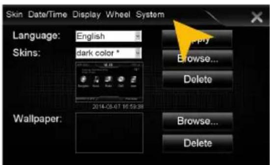 ESX Vision VNS711 FI-DUCATO (Fiat) - Calibration of the touchscreen operation - 1