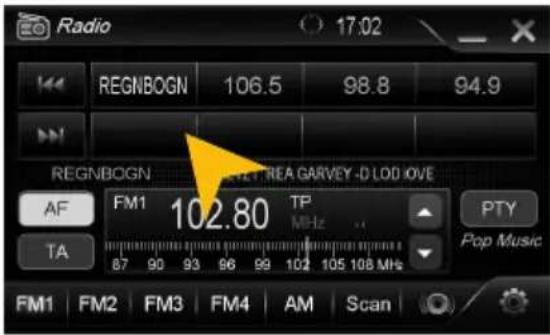 ESX Vision VNS711 FI-DUCATO (Fiat) - Settings and station presets - 1