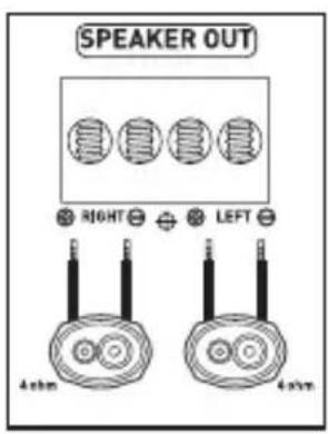 DUAL XPR84D - Speaker Connections - 1