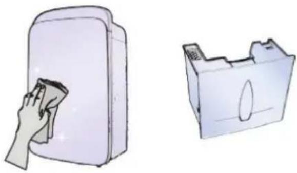 DIMPLEX GDDEYS40A - Cleaning of the appliance's exterior - 1