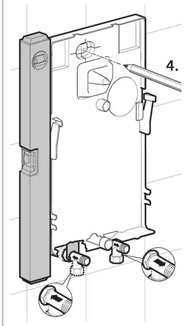 Technical diagram of a door mechanism with labeled parts and annotations