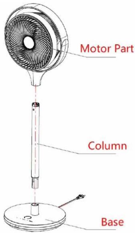Motor Part Column Base