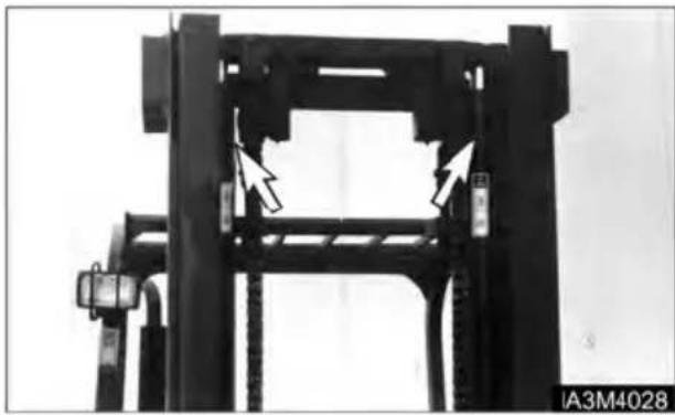 CROWN CGC55C-5 - Mast Channels – Lubricate - 1