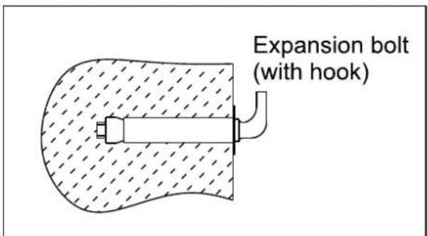 Expansion bolt (with hook)