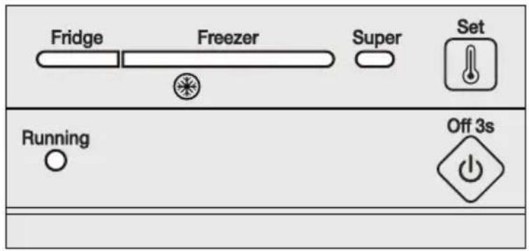 Fridge Freezer Super Set Running Off 3s