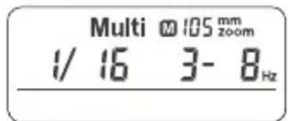 Multi 105 mm zoom 1/ 16 3- 8Hz