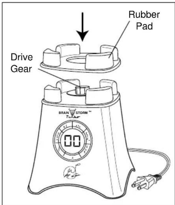 Rubber Pad Drive Gear BRAIN STORM™ 0.0