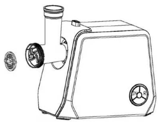BRANDT HAC1200BG - a) Using the Meat Mincer - 3