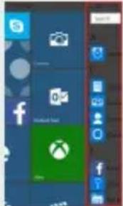 Screenshot of a mobile app interface with icons for social media, news, and apps like Facebook, Instagram, and Xpress.