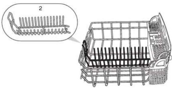 KITCHENAID KUDS01DLWH6 - Insertions amovibles pour le panier - 3