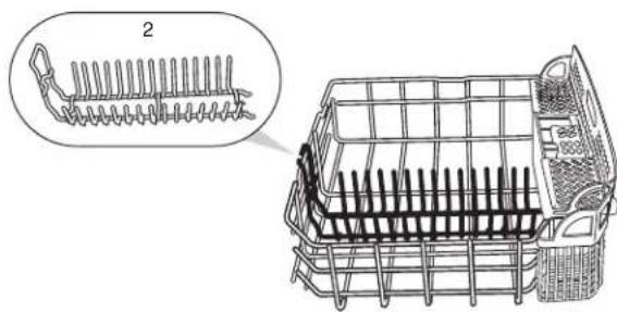 KITCHENAID KUDS01DLWH6 - Removable rack inserts - 3