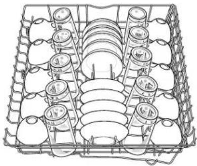 KITCHENAID KUDM25SHBT1 - Loading the Top Rack - 1