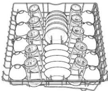 KITCHENAID KUDM25SHBT1 - Chargement du panier supérieur - 1