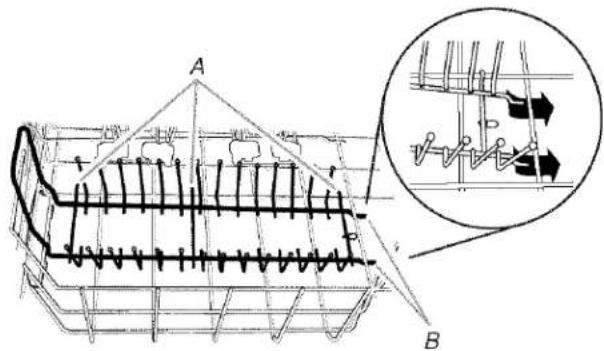 Technical diagram of a structural frame with labeled components and an inset showing force vectors and motion indicators.