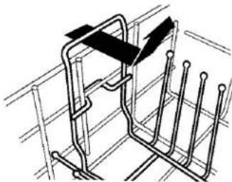 KITCHENAID KUDU03STBL3 - Pour retirer les insertions doubles et simples - 1