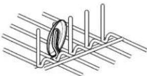 KITCHENAID KUDS25SHAL0 - Attaches de retenue des verres à pied - 2