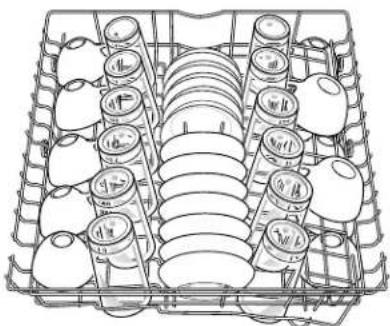 KITCHENAID KUDS25SHAL0 - Loading the Top Rack - 2