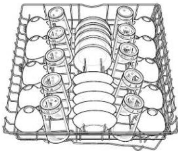 KITCHENAID KUDS25SHAL0 - Chargement du panier supérieur - 1