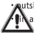 ABUS RWM120 - The smoke alarm should not be installed in the following areas - 1