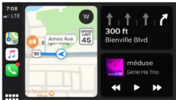 7:08 LTE Ames Ave Bayer King 90 Speed LIMIT 45 300 ft Bienville Blvd méduse Gerie Ha Trio