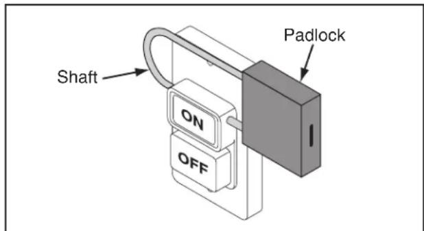Grizzly G0555P - Disabling & Locking Switch - 1