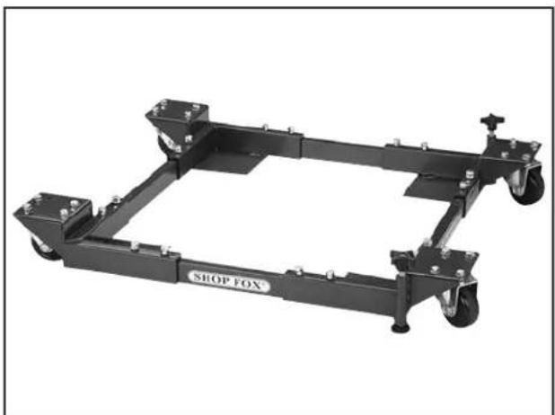 Grizzly G0555P - G7315Z—Super Heavy-Duty SHOP FOX® Mobile Base - 1