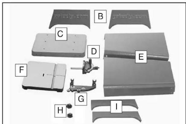 Grizzly G0555P - Shipping Inventory: (Figures 4–6) Qty - 2