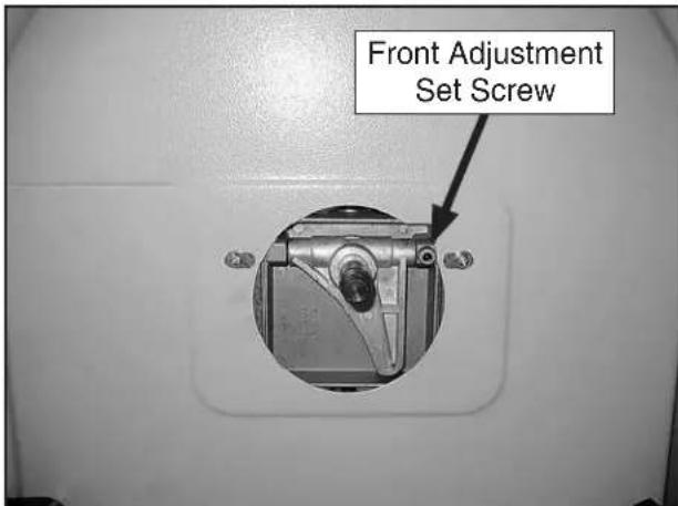 Grizzly G0555P - Upper Wheel Lateral Adjustment - 1