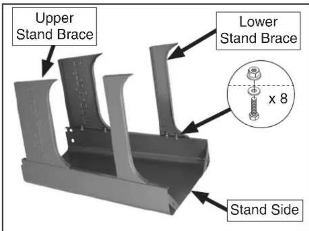 Grizzly G0555P - To assemble the bandsaw: - 1