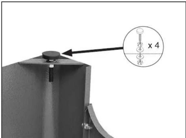 Grizzly G0555P - To assemble the bandsaw: - 3