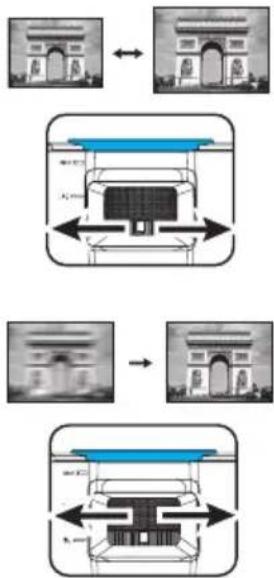 BENQ LW21 - Fine-tuning the image size and clarity - 1