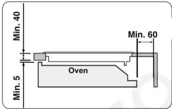 Min. 40 Min. 5 Oven Min. 60