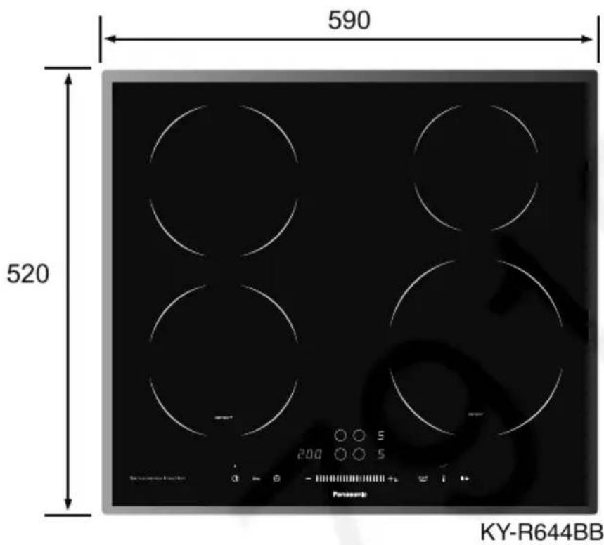 590 520 200 5 Panasonic KY-R644BB