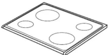 AMANA AER5712AAZ12 - Los utensilios no deben extenderse más allá de 25 mm (1 pulgada) del tamaño del elemento. - 1