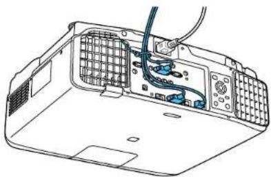 EPSON EB-L1490U - AttachingandRemovingtheCableCover - 1