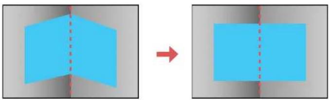 EPSON EB-L1490U - CorrectingImageShapewithCornerWall - 1