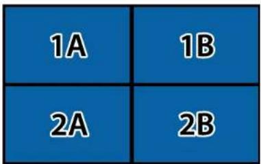1A 1B 2A 2B