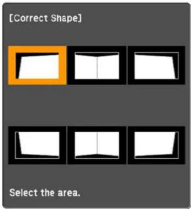 [Correct Shape] Select the area.